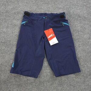 Leatt‎ Shorts Womens Large Blue DBX 2.0 Stretch Performance Cycling Biking